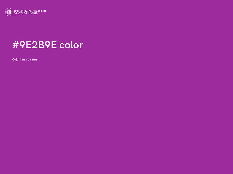 #9E2B9E color image