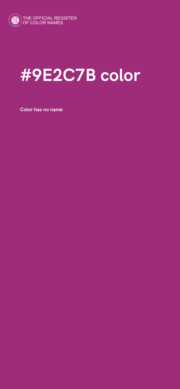 #9E2C7B color image