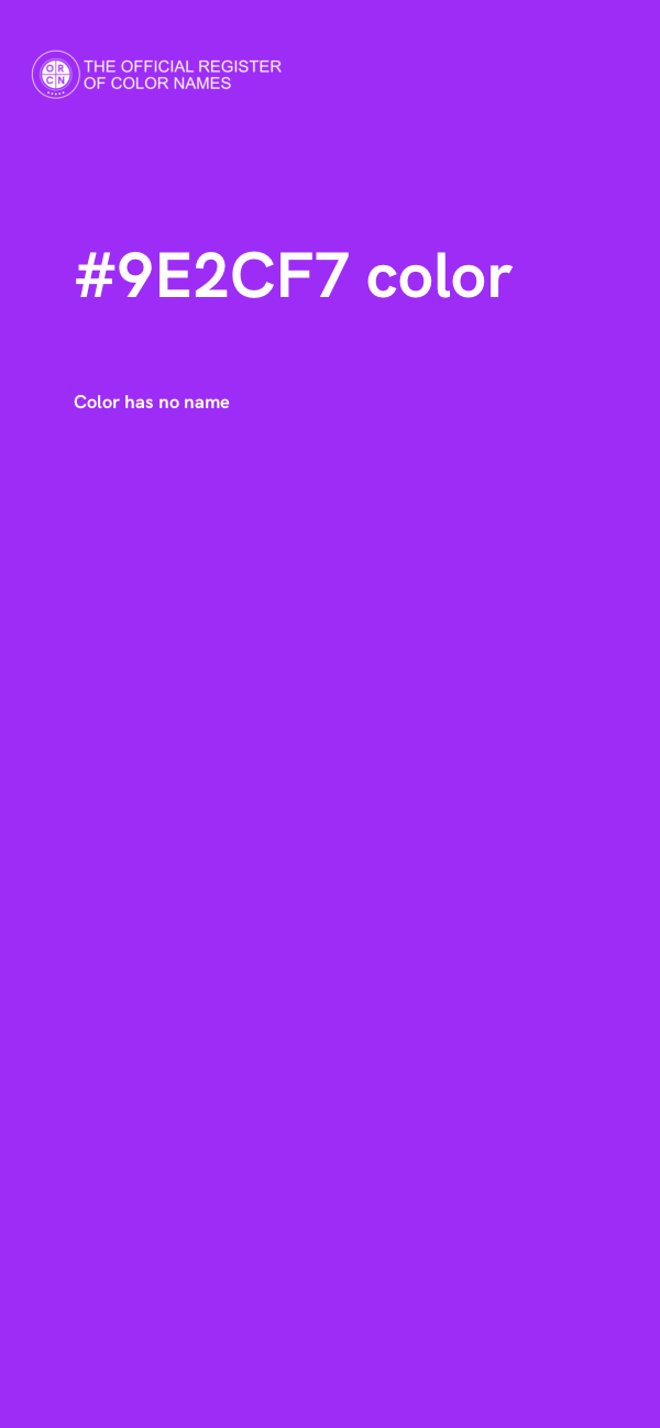 #9E2CF7 color image