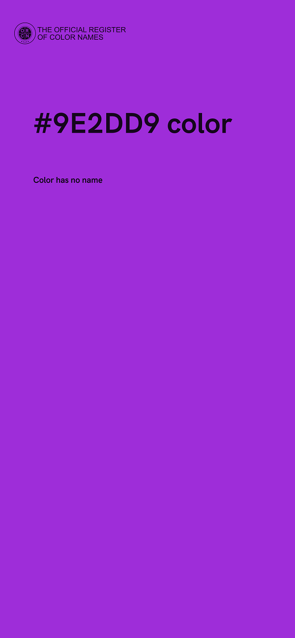 #9E2DD9 color image