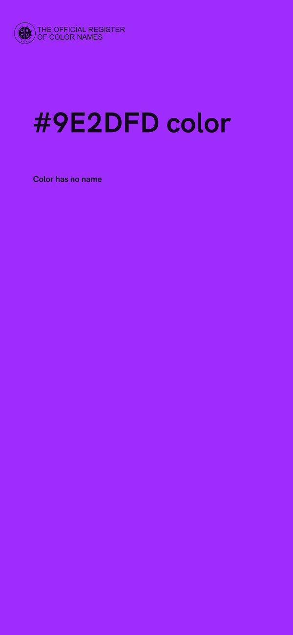 #9E2DFD color image