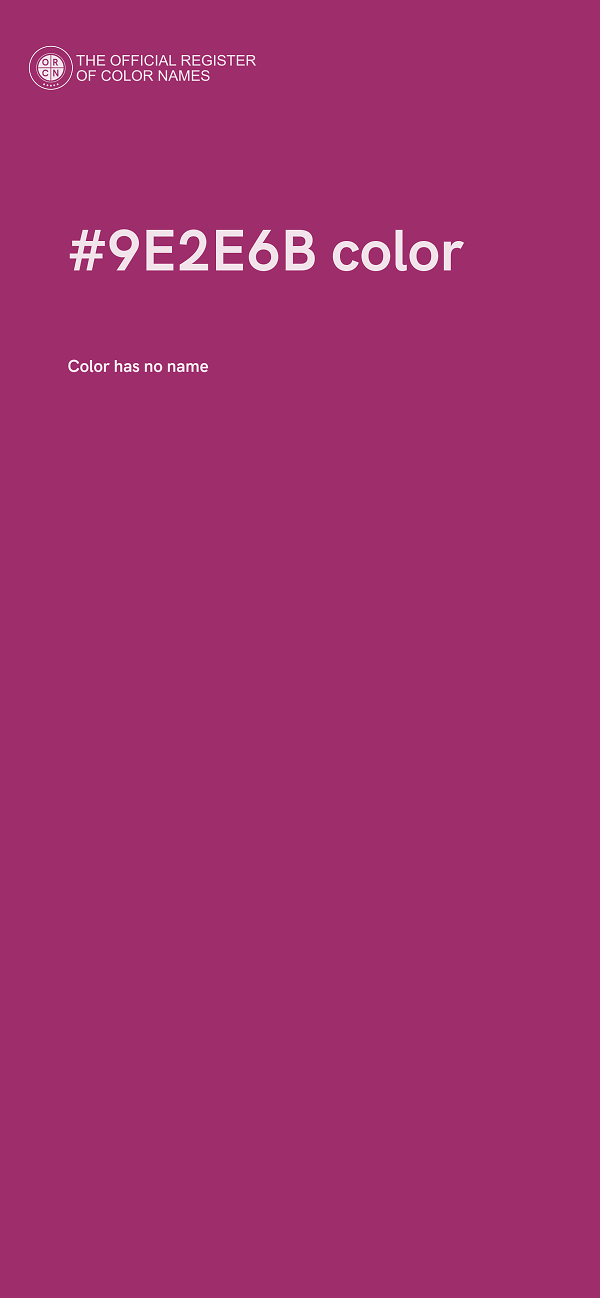 #9E2E6B color image