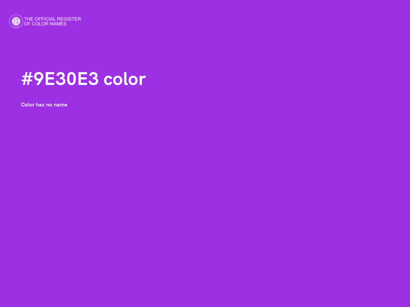 #9E30E3 color image