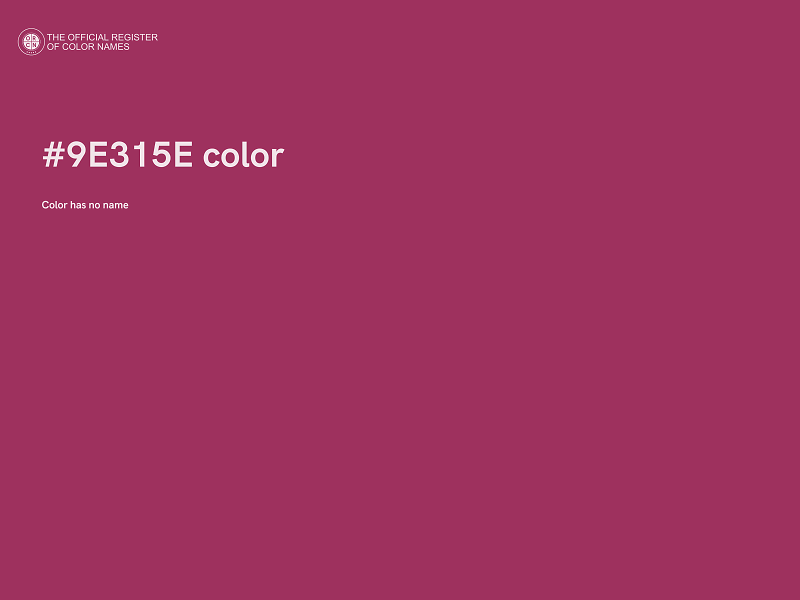 #9E315E color image