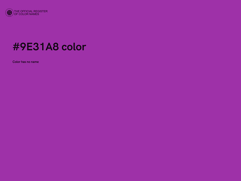 #9E31A8 color image