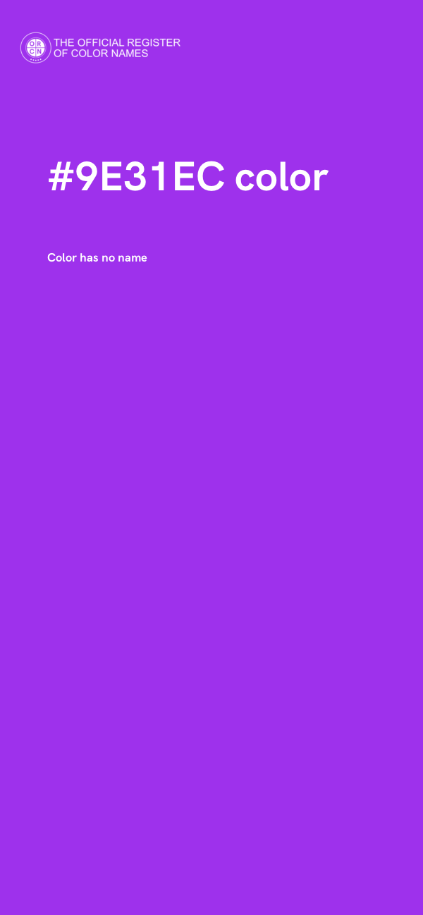 #9E31EC color image