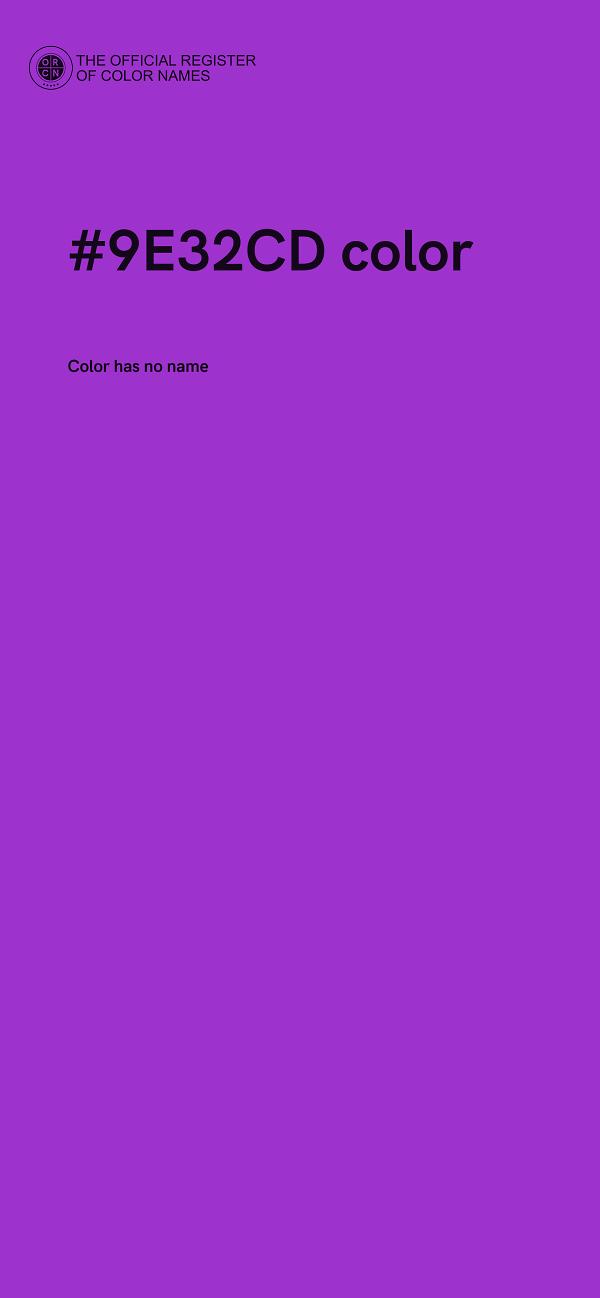 #9E32CD color image