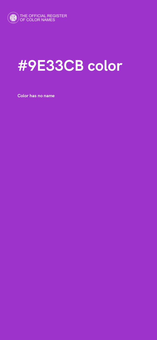 #9E33CB color image