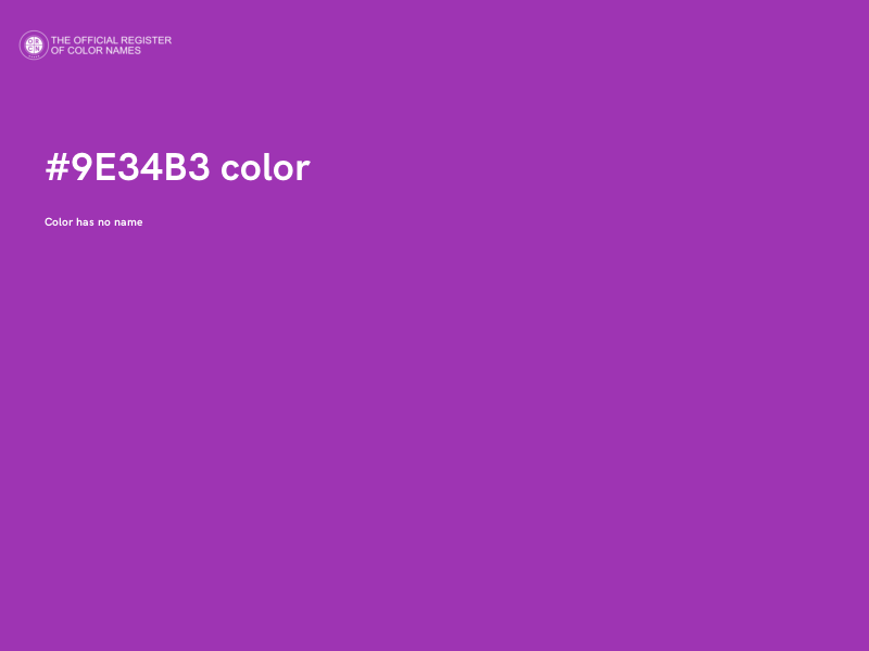 #9E34B3 color image