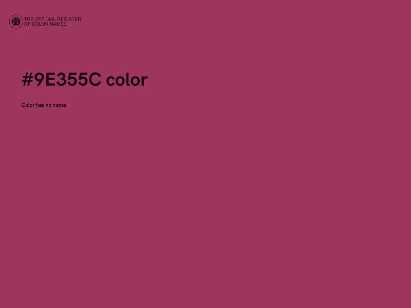 #9E355C color image