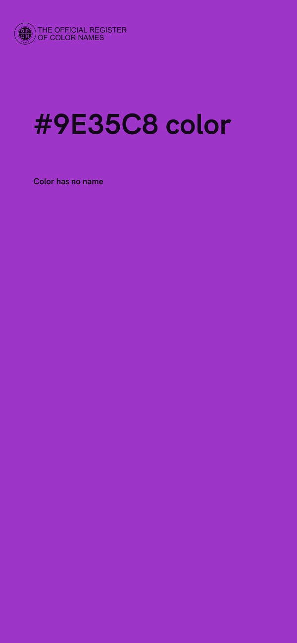 #9E35C8 color image