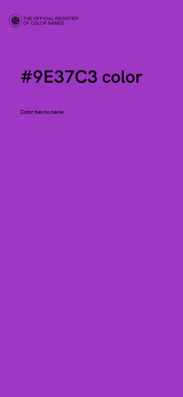 #9E37C3 color image