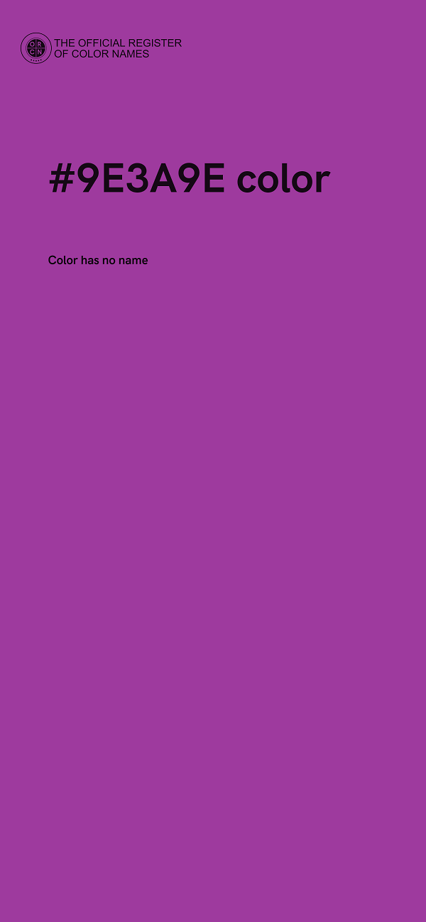 #9E3A9E color image