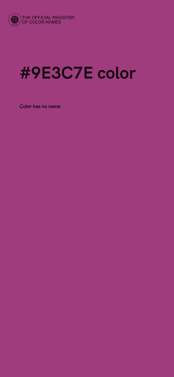 #9E3C7E color image