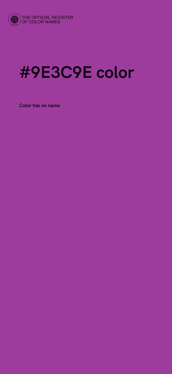 #9E3C9E color image