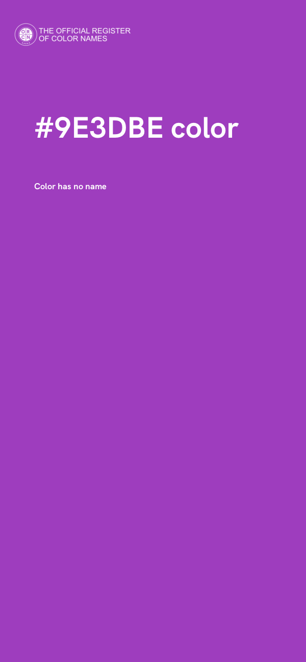 #9E3DBE color image