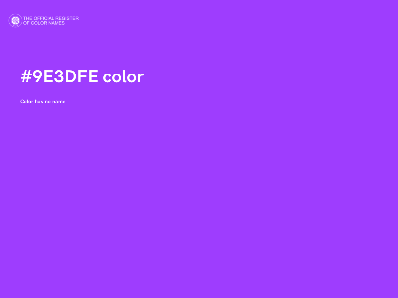 #9E3DFE color image