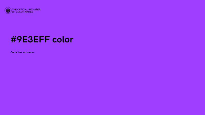 #9E3EFF color image