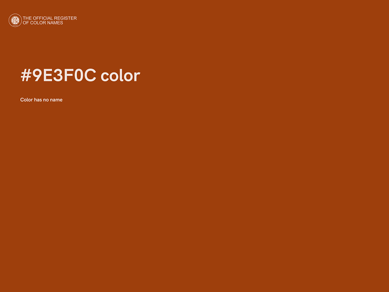 #9E3F0C color image