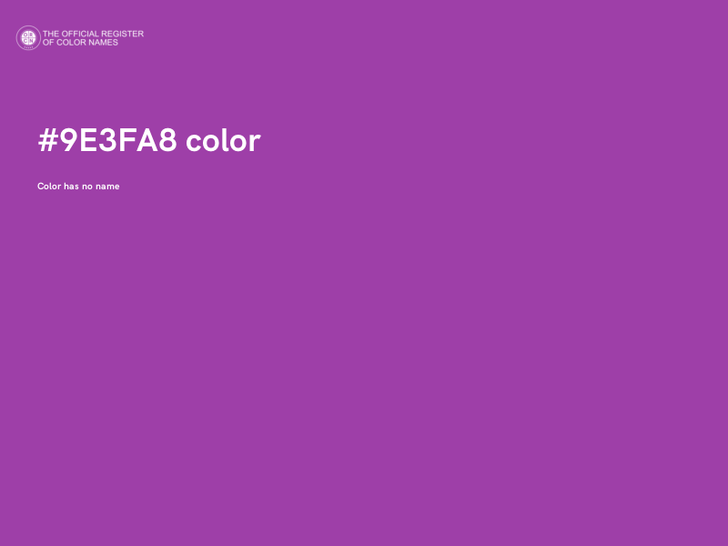 #9E3FA8 color image