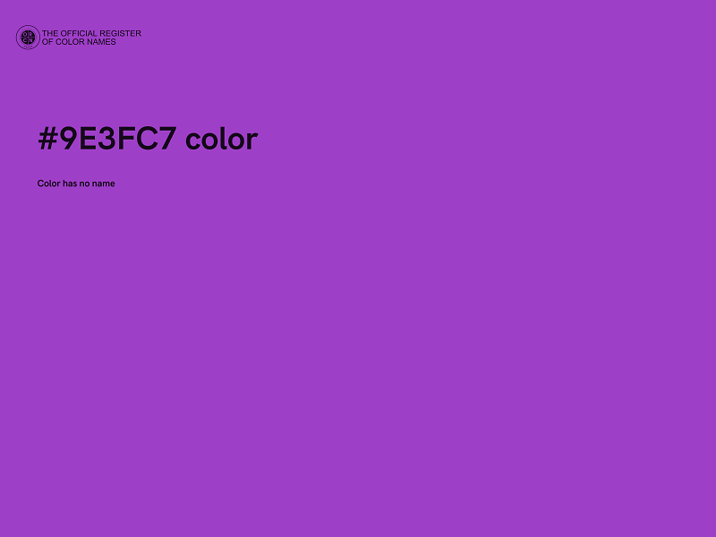 #9E3FC7 color image