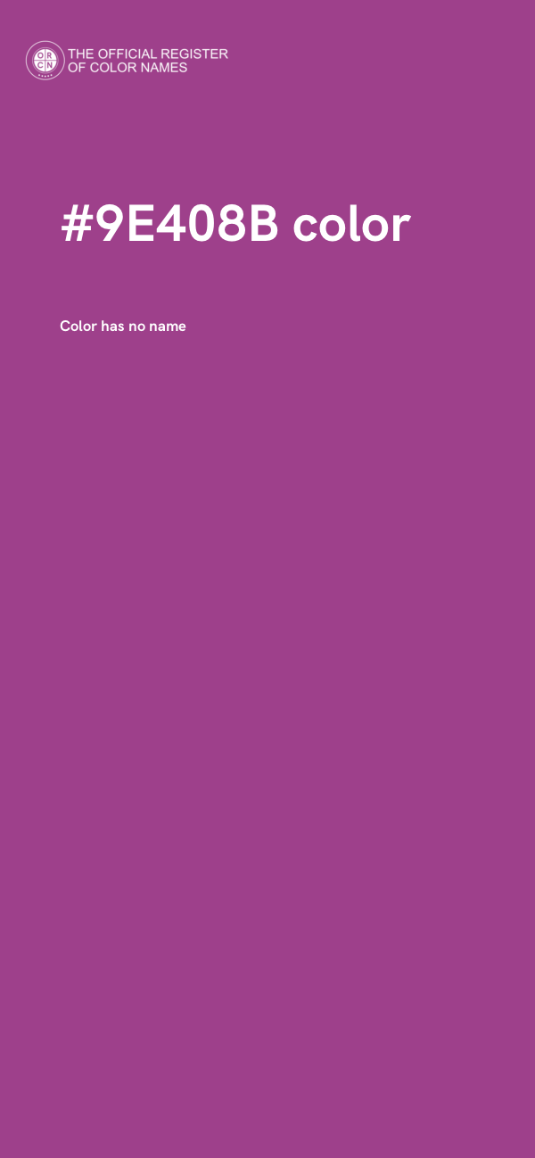 #9E408B color image