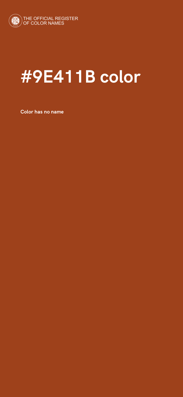 #9E411B color image