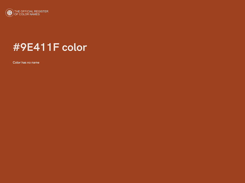 #9E411F color image