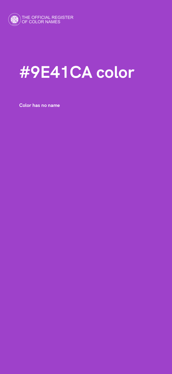 #9E41CA color image