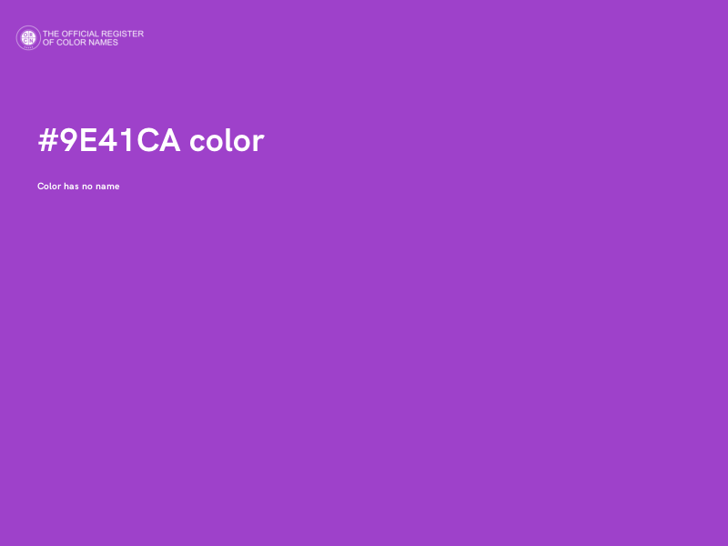 #9E41CA color image