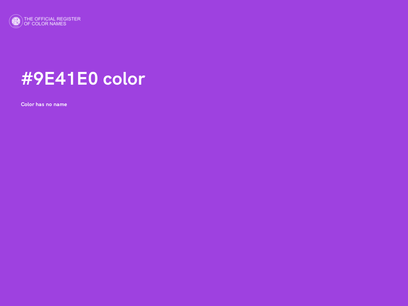 #9E41E0 color image