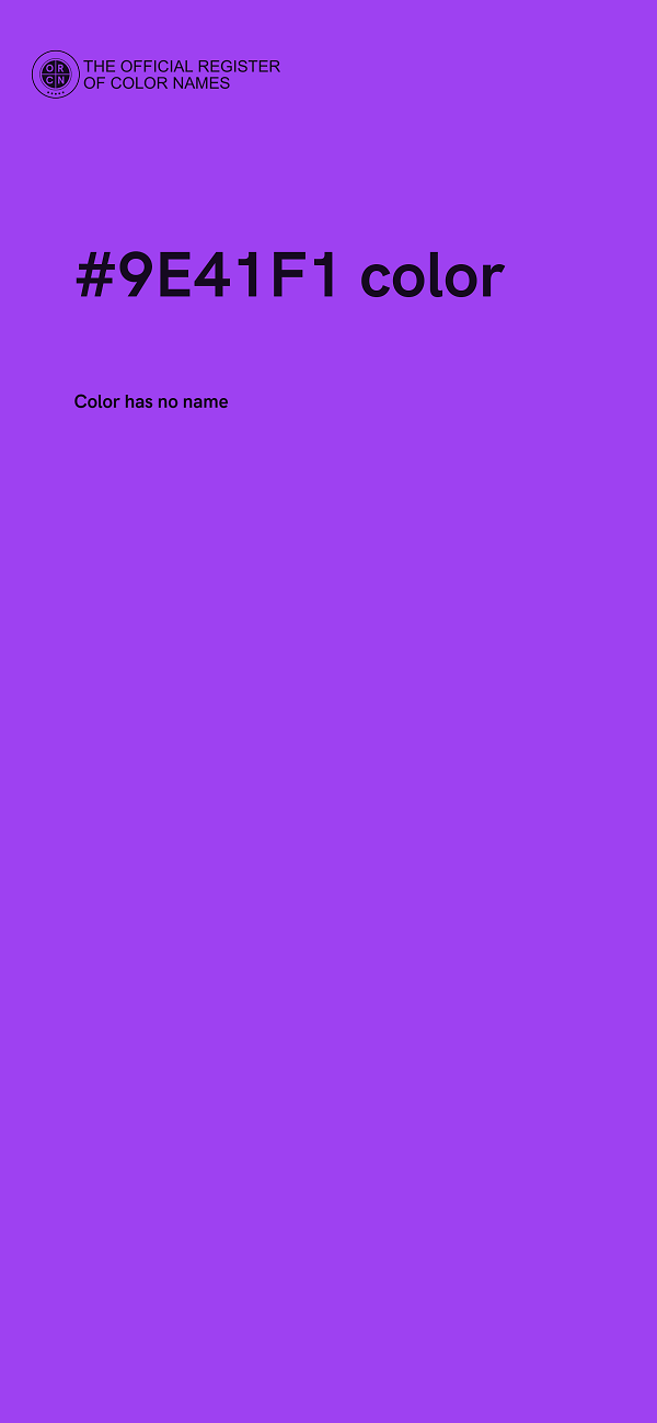 #9E41F1 color image