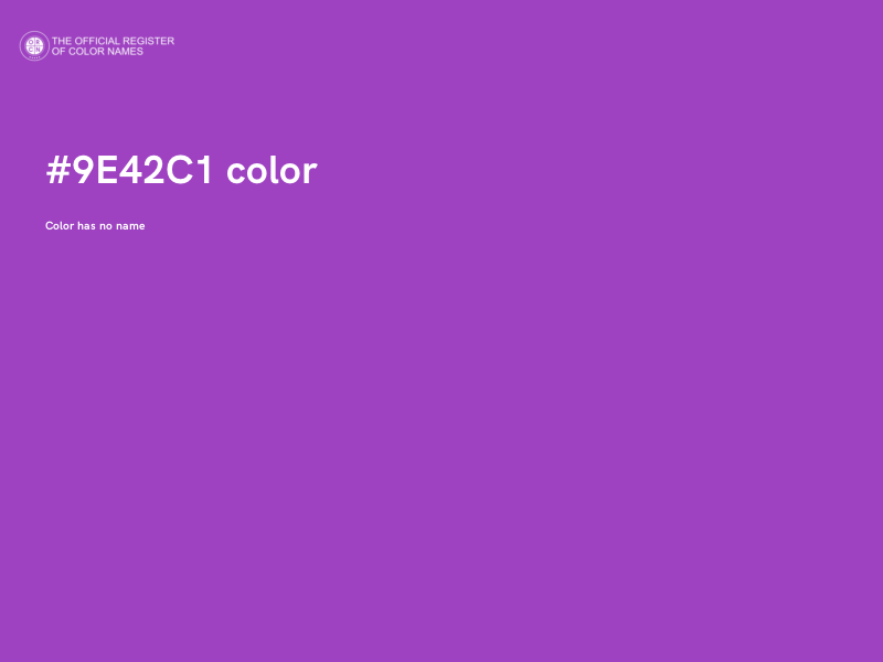 #9E42C1 color image