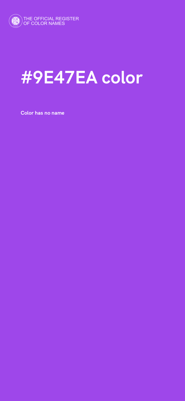 #9E47EA color image