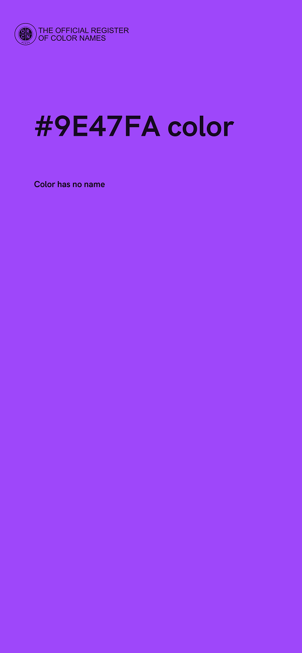 #9E47FA color image