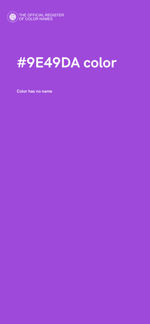 #9E49DA color image