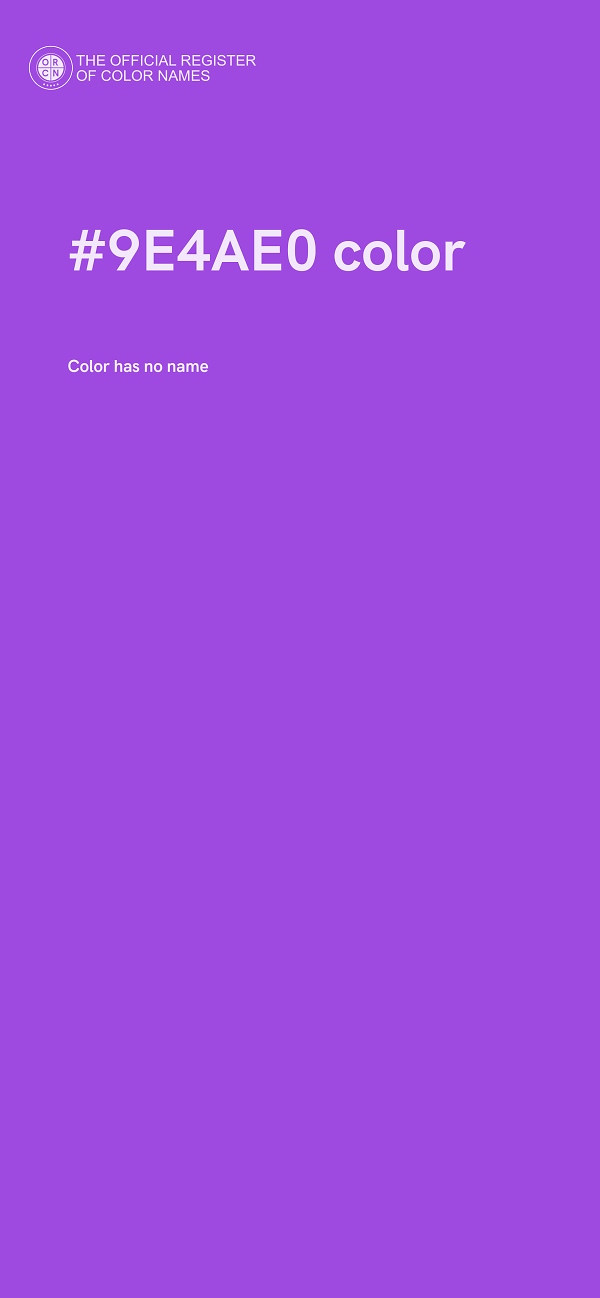#9E4AE0 color image