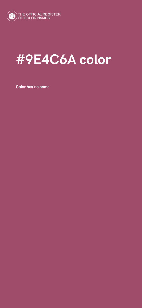 #9E4C6A color image