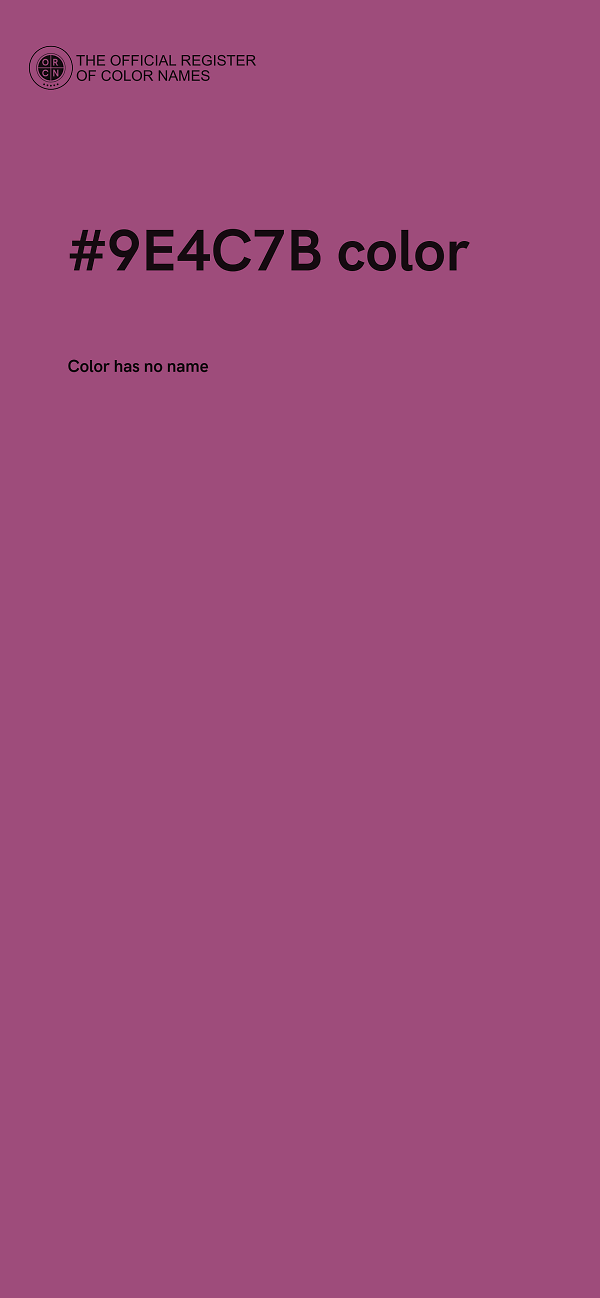 #9E4C7B color image