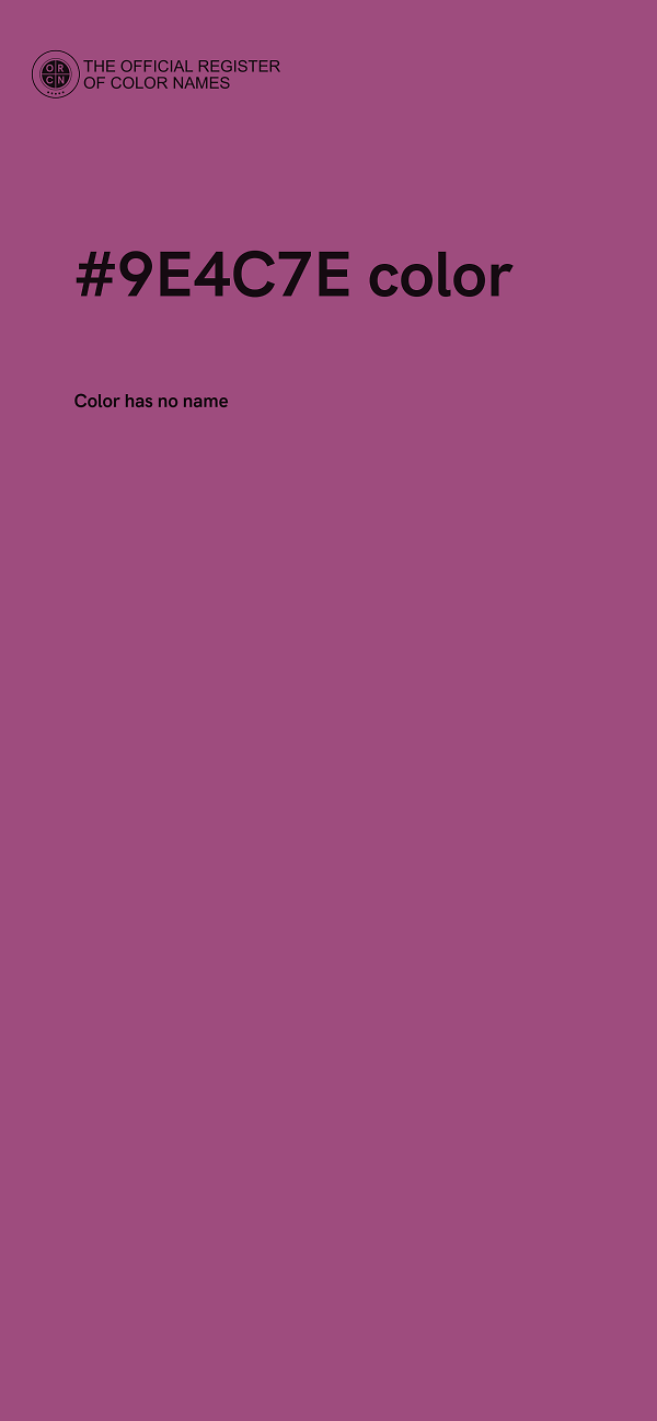 #9E4C7E color image