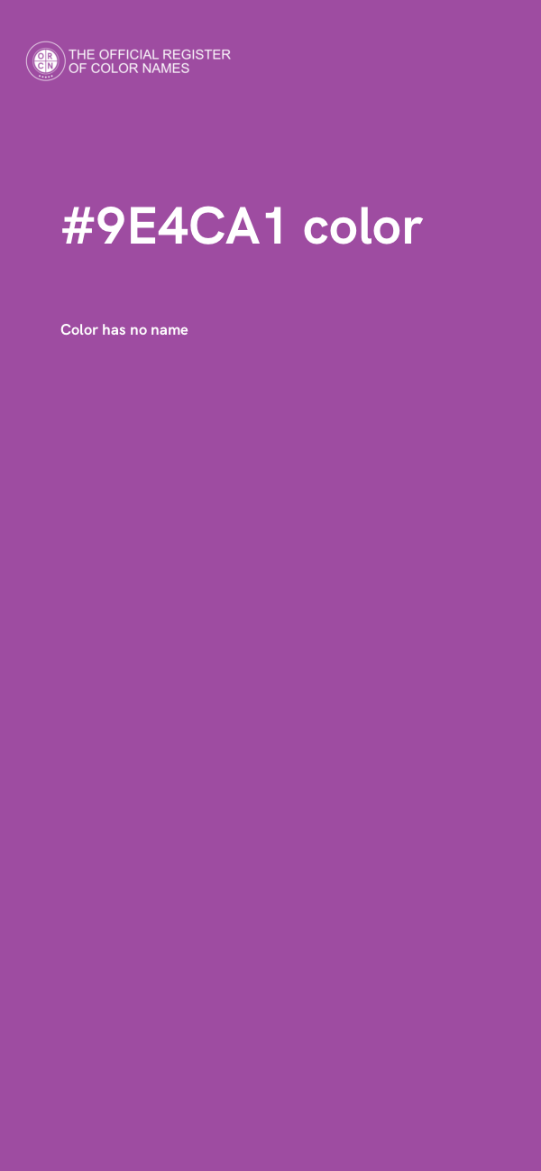 #9E4CA1 color image