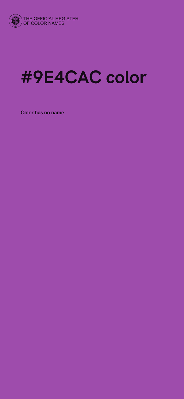 #9E4CAC color image