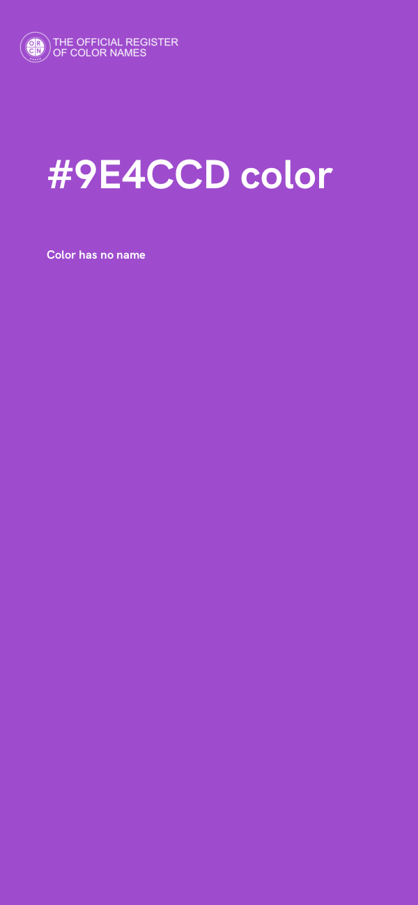 #9E4CCD color image