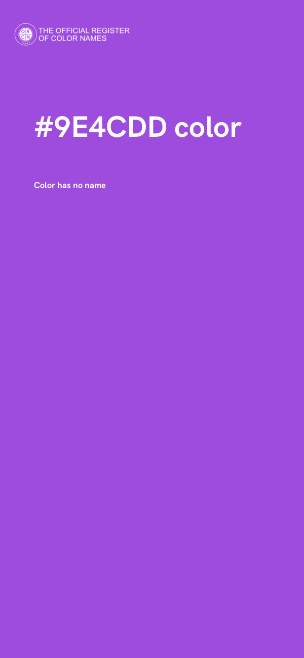 #9E4CDD color image