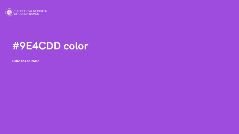#9E4CDD color image