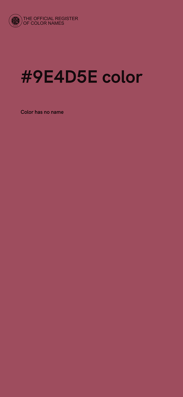 #9E4D5E color image