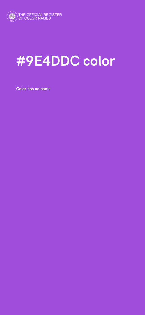 #9E4DDC color image