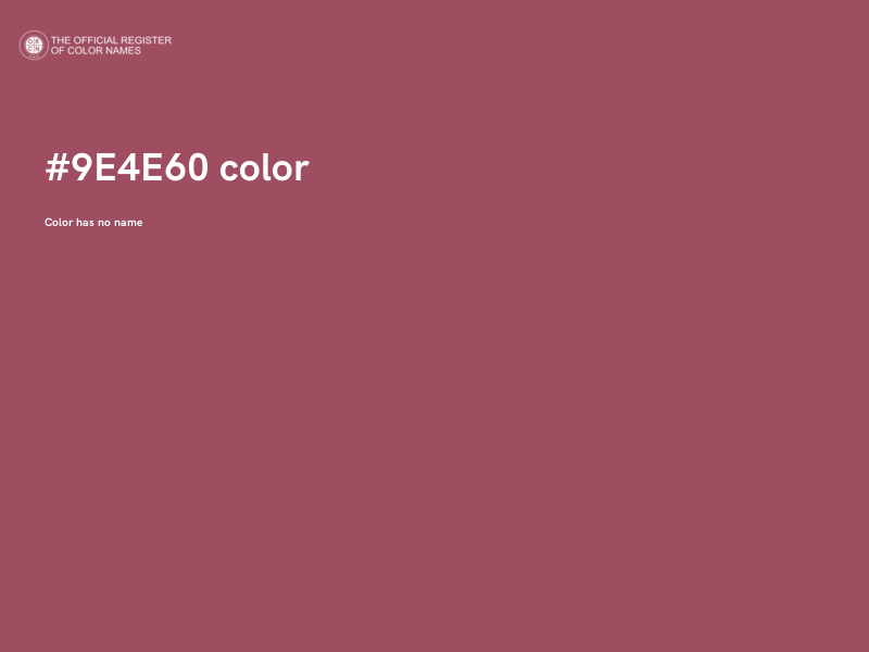 #9E4E60 color image
