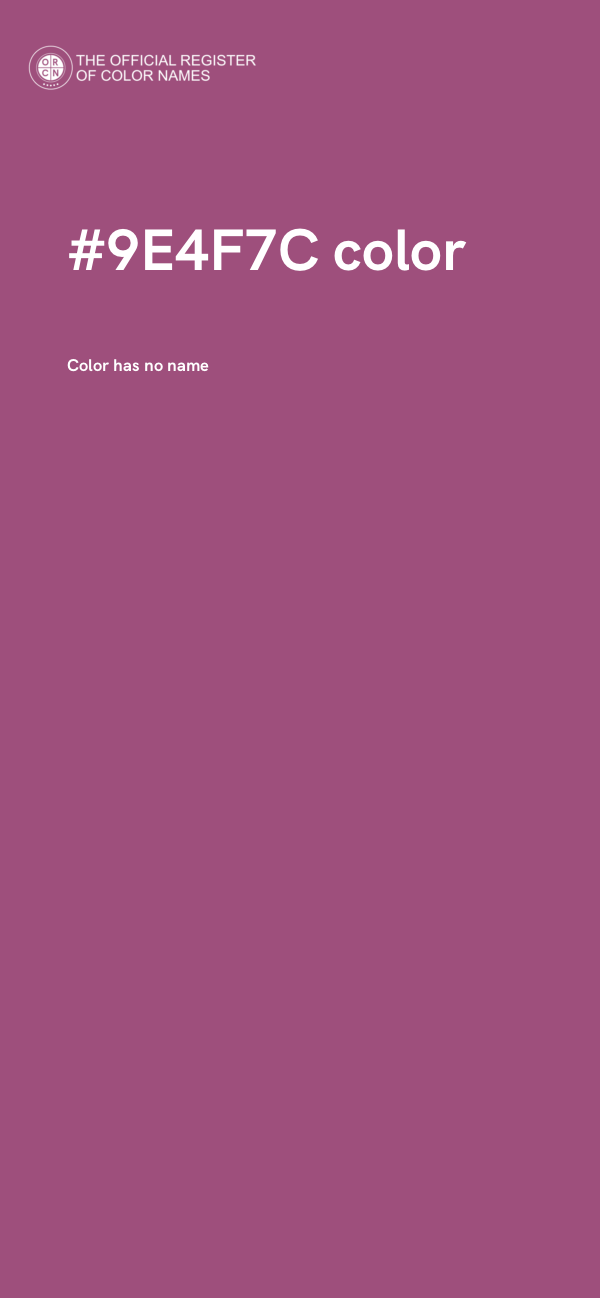 #9E4F7C color image
