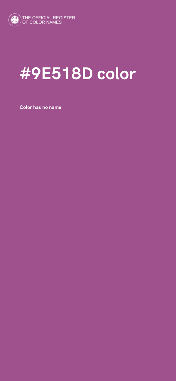 #9E518D color image
